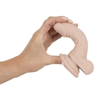 Silicone Penisdildo S haut realistisch 14,5cm Saugfuß Silikon