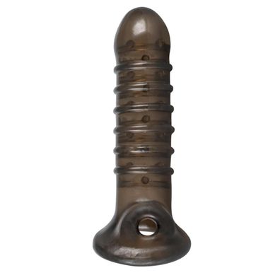 Rauchfarbene Penishülle Penis Sleeve mit einer Öffnung für die Hoden
