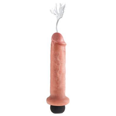 Spritzender Realistischer Penisdildo der spritzt 7 Zoll Squirting King Cock