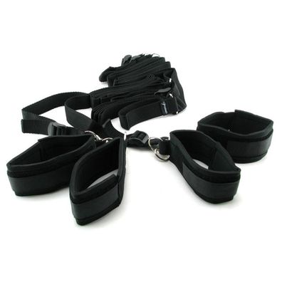 Fetish Fantasy Bed Restraint Bondage Kit Bettfesseln Set Bett Matratze Fesseln