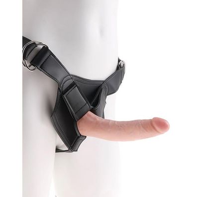 King Cock Strap On Harness Umschnall Dildo 19cm Saugfuß haut