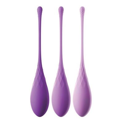 Vaginakugel Liebeskugel Beckenbodentraining 3er Set Tropfen Form 50g, 80g, 110g