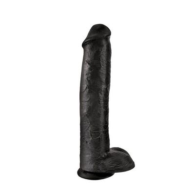 XXL Dildo Penisdildo Hoden Saugfuß 38cm Real Dong King Cock with Balls