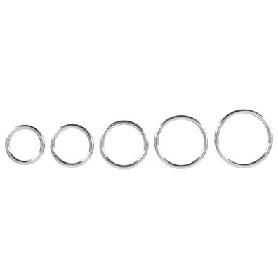 Penisring Cockring Erektion Potenz Metall 5er Set