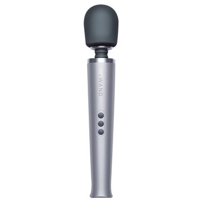 Le Wand Massager Vibrator Stab Pearl USB Aufladbar silber