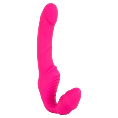 Strapless Strap-On Vibration Umschnall-Dildo trägerlos Silikon