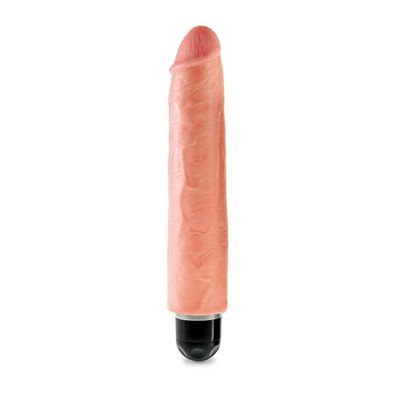 King Cock 10" Chubby Dildo Penisdildo Saugfuß 25cm groß haut