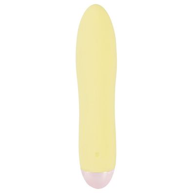 Vibrator Mini Klitoris Stimulator Vibration Cuties Mini Vibe Gelb Silikon USB