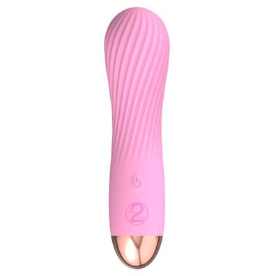Vibrator Mini Klitoris Stimulator Vibration Cuties Mini Vibe Rosa Rillen Silikon