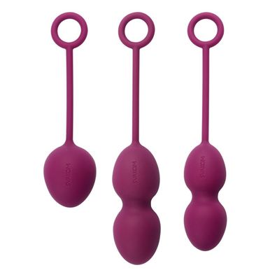 Liebes Kugeln Vagina Beckenboden Training Svakom Nova 3er Set Lila Silikon