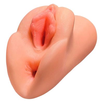 Hand Masturbator Vagina Anus Hautfarben Hell PDX Perfect Pussy: Double Stroker