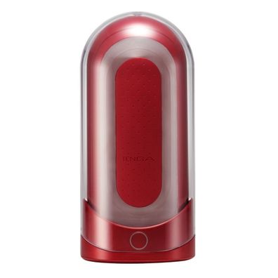 Tenga Masturbator mit Heizstab zum Erwärmen Silikon Flip 0 Red Warmer Package