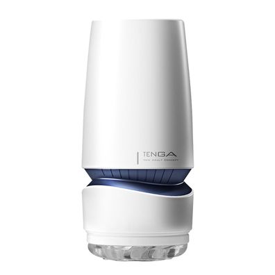 Tenga Masturbator mit Drehmechanismus Saugeffekt Penisring Aero Cobalt Ring