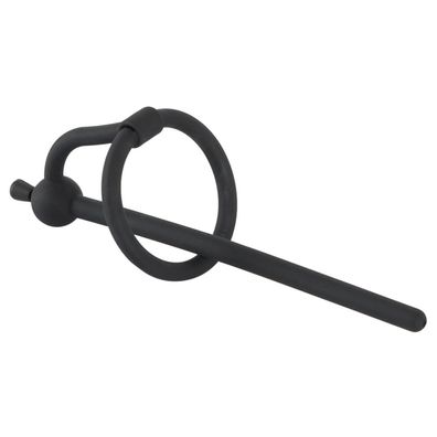 Hohler Harnröhren Dilator Stopper Eichelring Ø 35mm Silikon Penisplug Piss Play