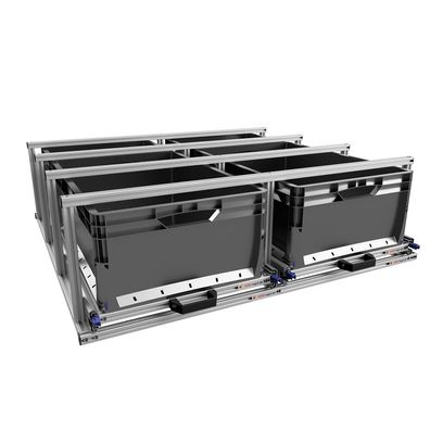 Heckauszug Kastenwagen Doppelauszug 900mm mit Ablagen Fläche