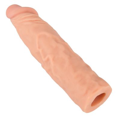 Penismanschette Penishülle Sleeve Nature Skin Extension Sleeve + 3cm Verlängerung