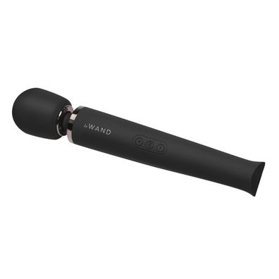 Le Wand Massager Vibrator Stab Pearl USB Aufladbar schwarz