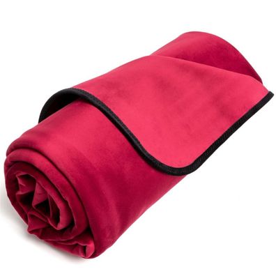 Fascinator Throw Microfaser Sex Decke Laken rot