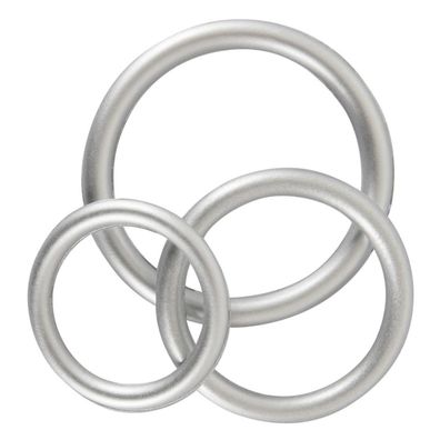 Cockring Penisring Silikon Set Metallic Silikon