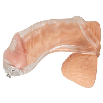 Piss Play Penis Sleeve Penis Hülle Verlängerung transparent