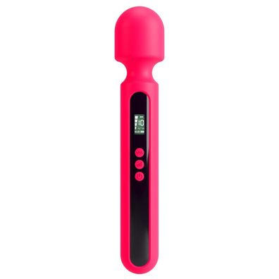 Wand Vibrator Massage Stab mit Digital Display 10 Modi