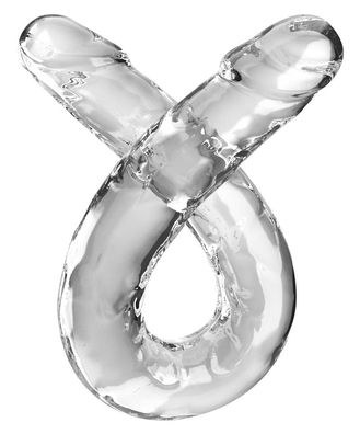King Cock Clear Doppeldildo 18“ Double Dildo