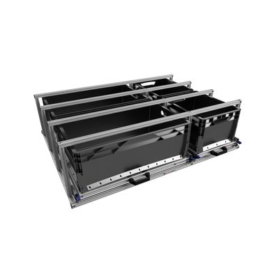 Heckauszug Kastenwagen Doppelauszug 800mm mit Ablagen Fläche