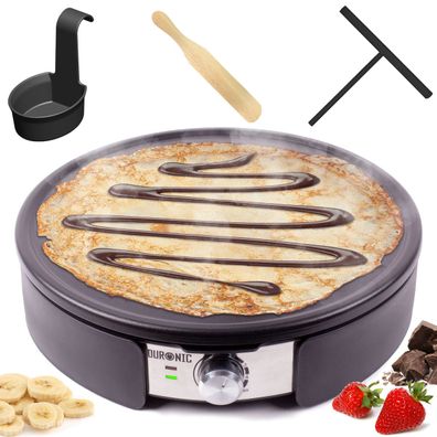 Duronic PM152 Crepesmaker 37cm XXL Crêpes Maker Elektrogrill Tortilla