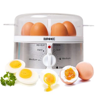Duronic EB35 WE Eierkocher Bis 7 Eier Härtegradeinstellung Ei Frühstücksei 350W