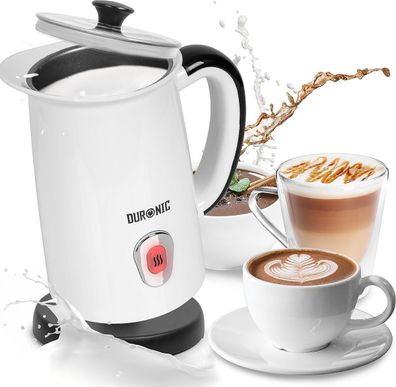 Duronic MF130 Milchaufschäumer 240ml Induktion heiß & kalt Kaffee Latte