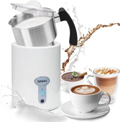 Duronic MF500 WE Milchaufschäumer 500ml Induktion heiß & kalt Latte Cappuccino