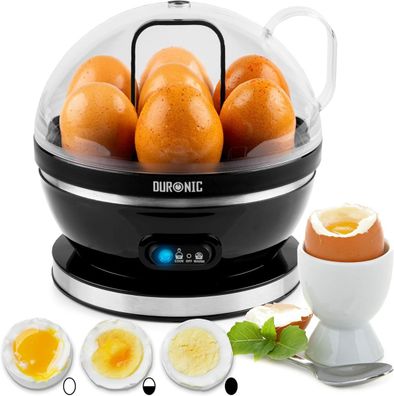 Duronic EB27 BK Eierkocher 7 Eier 400 Watt Frühstücksei Überhitzungsschutz