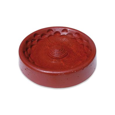 Satz 2 Stück Insektentränke & Vogeltränke Holzbeton Ø 50 cm rot Naturschutzprodukt