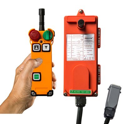 Delta Funksteuerung fuer DELTA Kettenzug DEH - 2 Tasten 1 Kettenzug