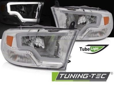 LED Tagfahrlicht Design Scheinwerfer Set für Dodge RAM 09-18 chrom