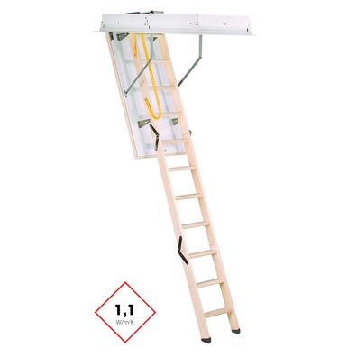 Minka Bodentreppe Euro Trend mit U-Wert 1,1 W/m2K 220-280cm Raumhoehe 130x70cm Decke
