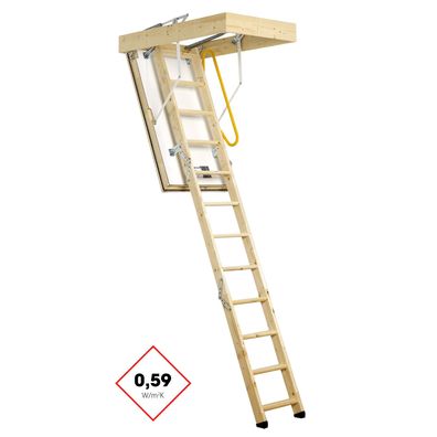 Minka Bodentreppe Polar Extrem U-Wert 0,37 W/m2K mit ISO-OD bis 280cm Raumhoehe 140x