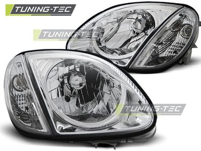 Upgrade Klarglas Scheinwerfer für Mercedes Benz SLK R170 96-04 chrom