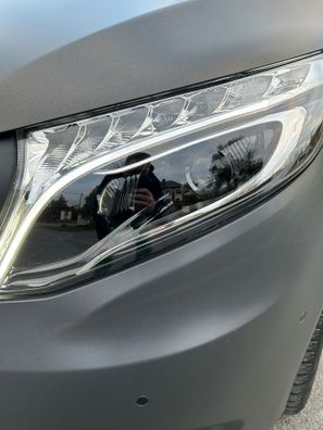 VOLL LED Tagfahrlicht Scheinwerfer für Mercedes Benz V-Klasse / Vito W447 14-23 schw