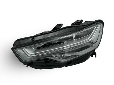 Voll LED Tagfahrlicht Scheinwerfer Set für Audi A6 4G (C7) 11-15 schwarz mit LED Bli