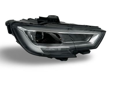 Voll LED Tagfahrlicht Scheinwerfer Set für Audi A3 8V 16-19 schwarz mit LED Blinker