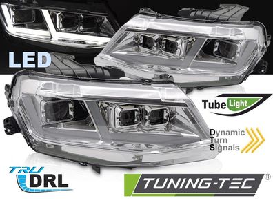 VOLL LED Upgrade Design Scheinwerfer Set für Chevrolet Camaro 16-18 chrom mit dyn. B