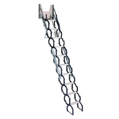 Minka Junior Stahlscherentreppe fuer kleinste Öffnungen Raumhoehe 285cm