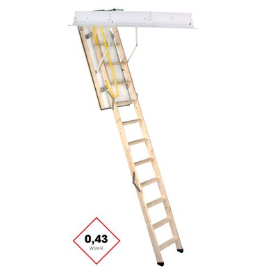 Minka Dachbodentreppe Euro Trend Profi mit Stahlzarge und Schnellmontagesystem Decke