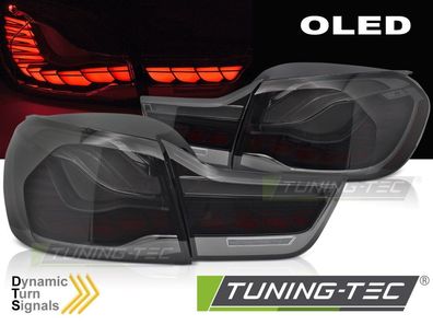 OLED Upgrade Design Rückleuchten Set für BMW 4er F32 F33 F36 F82 F83 13-21 rauch mi