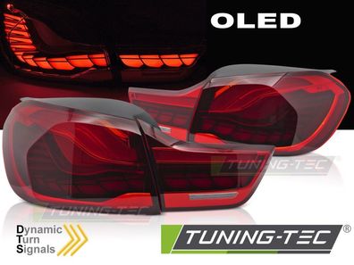 OLED Upgrade Design Rückleuchten Set für BMW 4er F32 F33 F36 F82 F83 13-21 rot mit