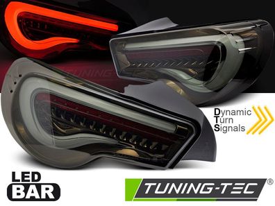 Upgrade LED Lightbar Design Rückleuchten für Toyota GT86 12-21 rauch mit dyn. Blink