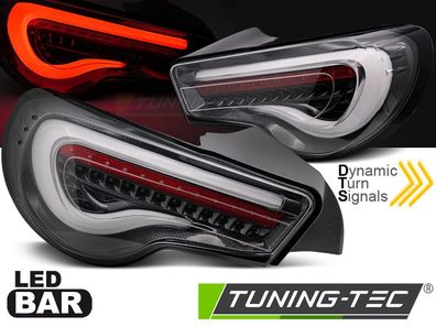 Upgrade LED Lightbar Design Rückleuchten für Toyota GT86 12-21 schwarz/carbon mit d