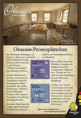 Obsession | Promoplättchen