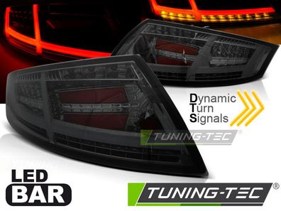 Voll LED Lightbar Design Rückleuchten für Audi TT 8J 06-14 schwarz/rauch mit dynami